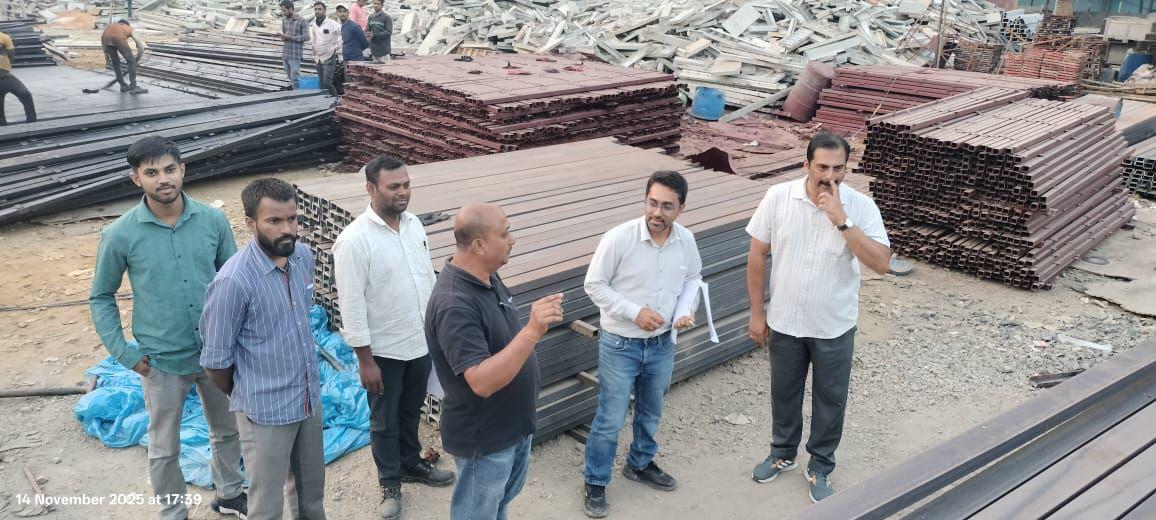 Team discussing plans